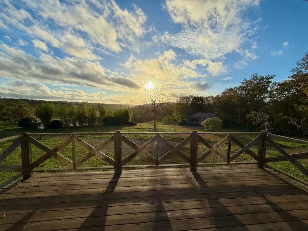 Location - Chalet Confort 3 Chambres - Vue Vallée - Camping Domaine de la Faurie 