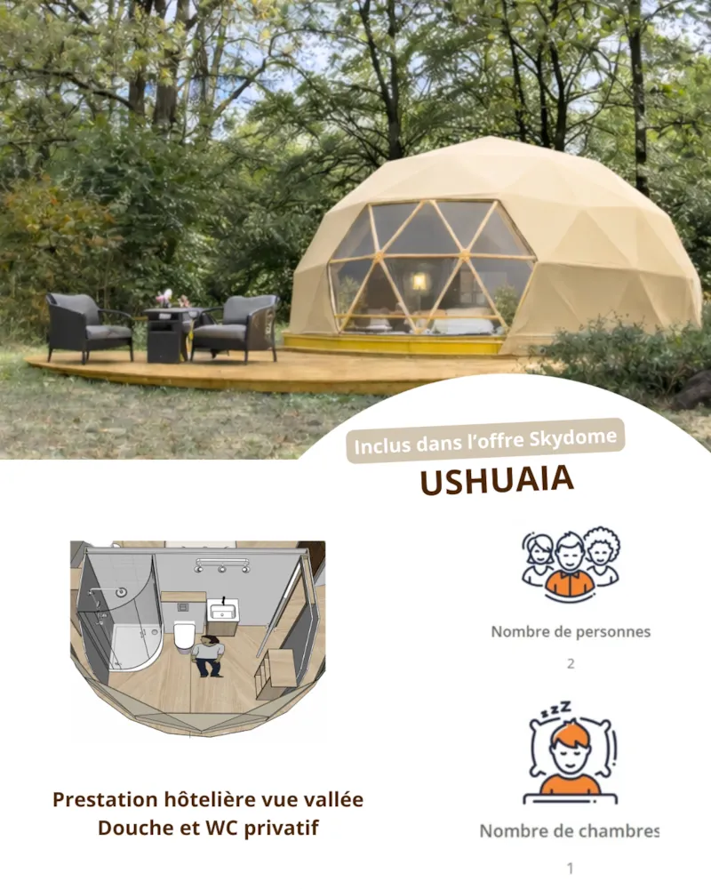 Ushuaïa Sky Dome Vue Vallée