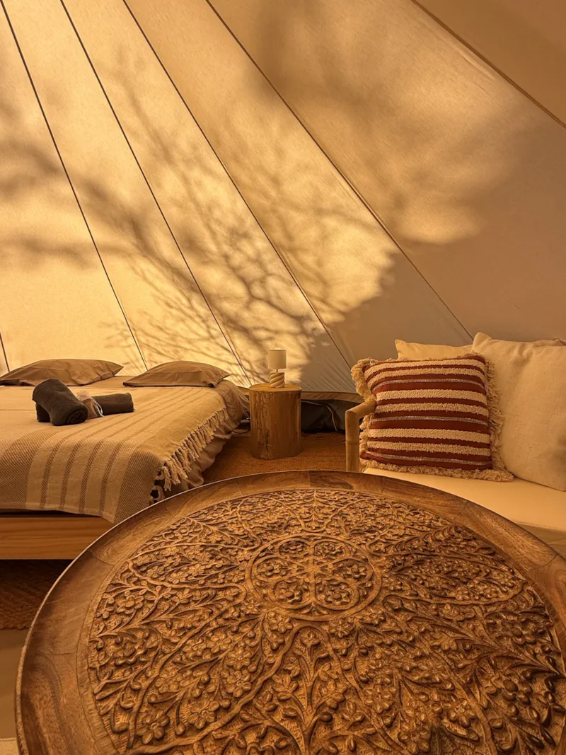 Tente Nomade Insolite - 1 Chambre - Avec Cuisine Et Sanitaire Privé
