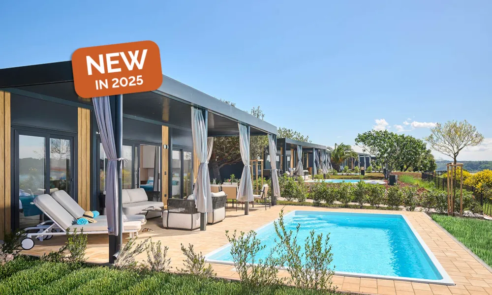 Location - Luxury Sea View Holiday Home With Private Pool - Aminess Sirena Campsite