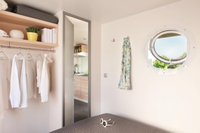 Mobil-Home Standard 27 m² 2 bedrooms - half-covered terrace inluded 7 m² + TV