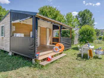 Mietunterkunft - Mobitoile Standard 27M² 2 Zimmer + Wc Ohne Badezimmer - Überdachte Terrasse - Flower Camping Les Ondines
