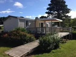 Mietunterkunft - Mobil-Home 32M² Komfort (2 Zimmer) + Terrasse - Ausgestattet Für Behindertes + Clim - Flower Camping Les Ondines