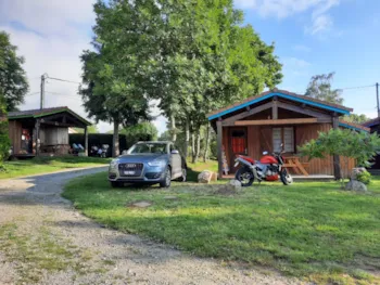 Mietunterkunft - Komfortables Chalet - 2 Schlafzimmer - Camping Du Colombier