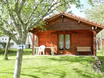 Mietunterkunft - Grand Hütte - 2 Schlafzimmer - Camping Du Colombier