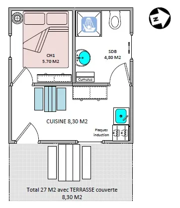 Chalet Tout Confort - 1 Ch