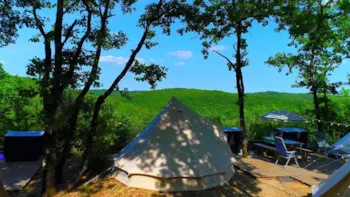 Mietunterkunft - Glamping Zelt - Zwei Zelten Pro Stellplatz - Domaine de La Paille Basse