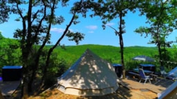 Accommodation - Glamping Tent - Two Tents Per Pitch - Domaine de La Paille Basse