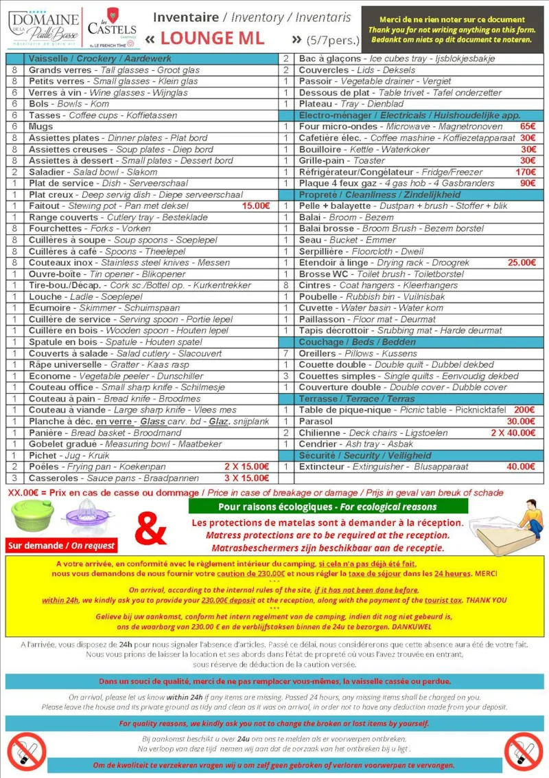 Mobile Home Lounge - 2 Chambres