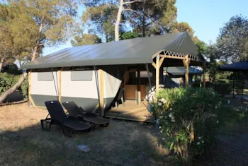Mietunterkunft - Lodge Zelt - 2 Schlafzimmer - Domaine de La Paille Basse