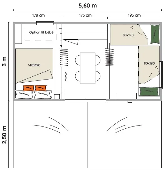 Coco Paradis 15 M2 - 2 Chambres