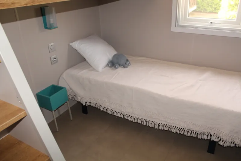 Mobil-Home Premium 40M² 3 Chambres - 2 Salles De Bain + Terrasse 25M² - Tv - Clim -