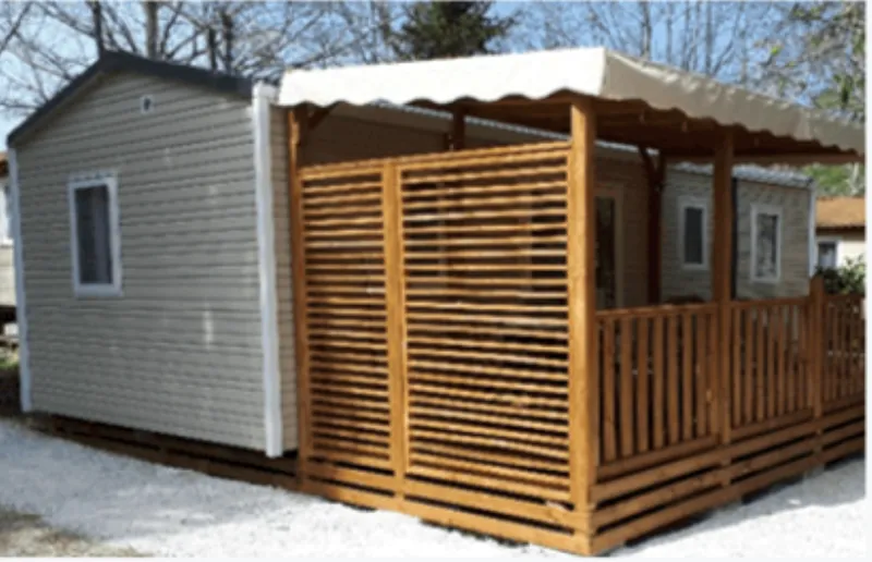 Mobil-Home Confort 32M² 3 Chambres + Terrasse Semi-Couverte - Tv