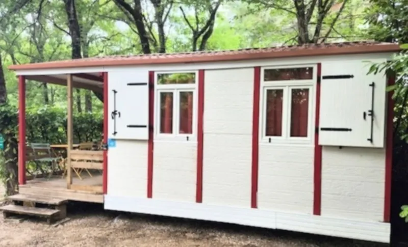 Chalet Confort 27M² 2 Chambres + Terrasse Couverte 7M² - Tv