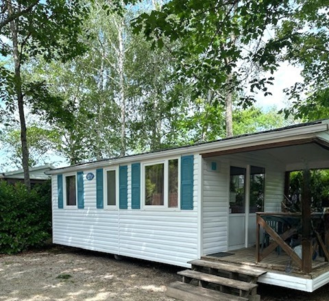 Mobil-home Standard Eden 27m² 2 chambres + terrasse couverte 10m² - TV