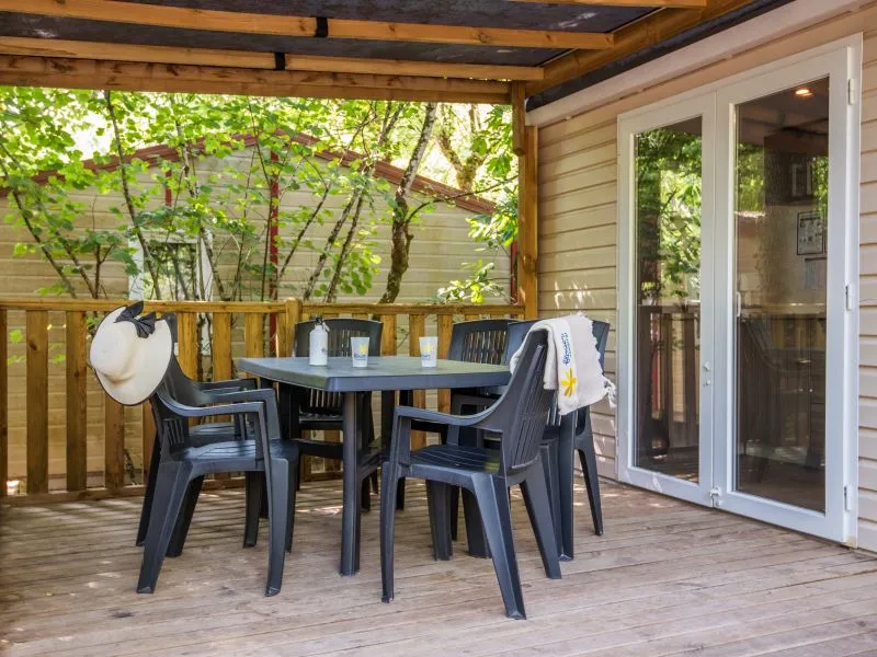 Mobil-Home Confort 28 M² – Clim-Terrasse Couverte – Idéal Pour Les Familles