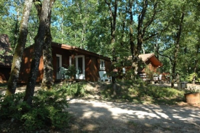 Chalet with covered terrace