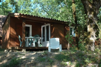Chalet with covered terrace
