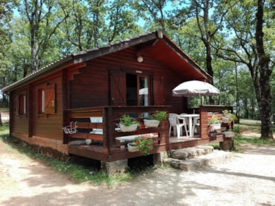 The authentic wooden chalet with big terrace