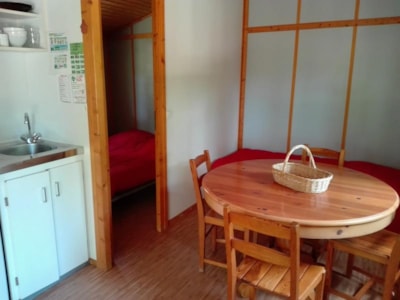 Chalet with covered terrace