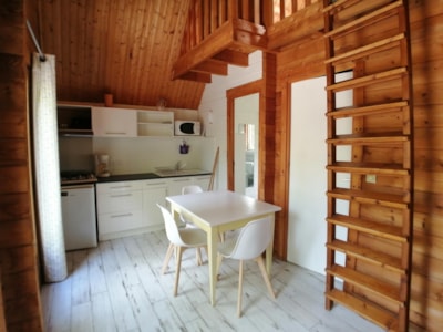 The authentic wooden chalet duplex