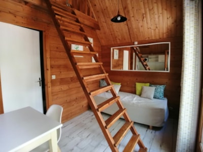 The authentic wooden chalet duplex