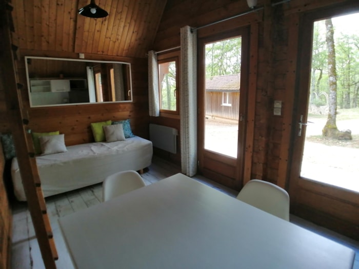 Authentique Chalet Bois En Duplex  A Saint Cirq Lapopie