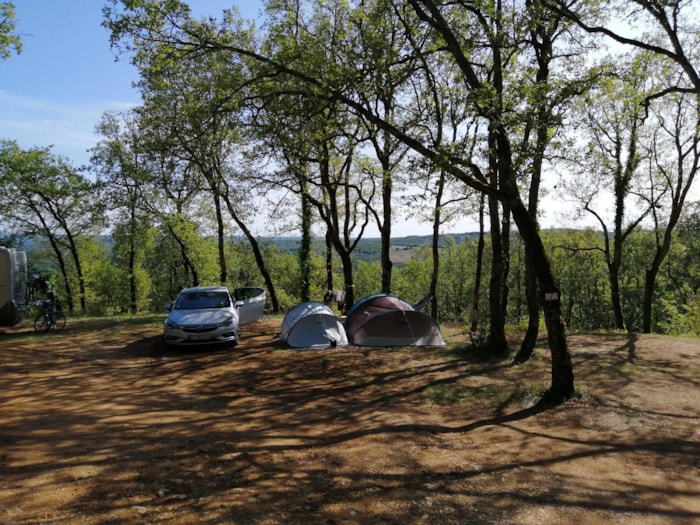 Emplacement (80 À 100 M2) 2 Adultes + Frigo + Électricité. Minimum 7 Nuits.  Jusqu'à 5 Pers