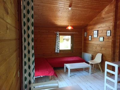 The authentic wooden chalet with big terrace