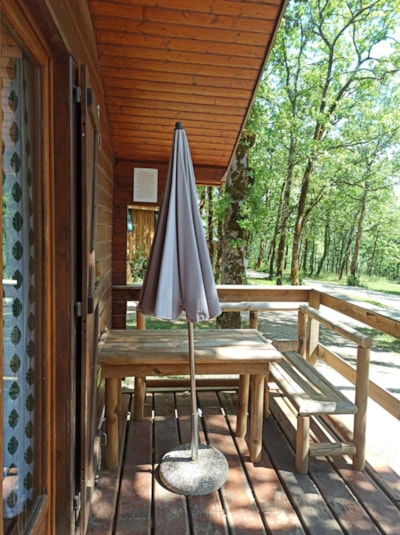 The authentic wooden chalet with big terrace