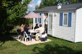 Mietunterkunft - Mobilheim Rideau Ibiza - Camping LES GRAVES
