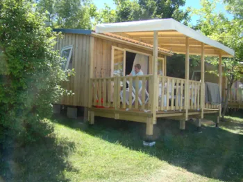 Mietunterkunft - Cabane Tithome - Camping LES GRAVES