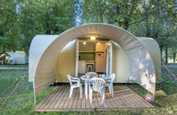 Huuraccommodatie(s) - Coco Sweet 2 Slaapkamers (Zonder Privé Sanitair) - Camping Les Borgnes