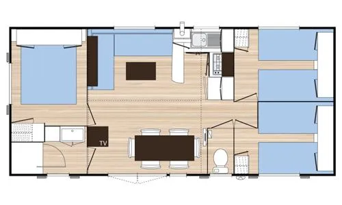 Mobil-Home (3 Chambres)
