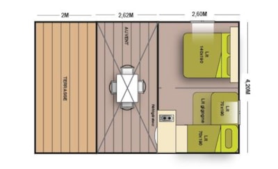 Bungalow Tithome - 2 bedrooms — 4