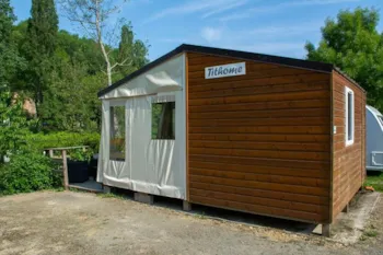 Mietunterkunft - Bungalow Tithome - 2 Schlafzimmer - Camping Les Rochers des Parcs