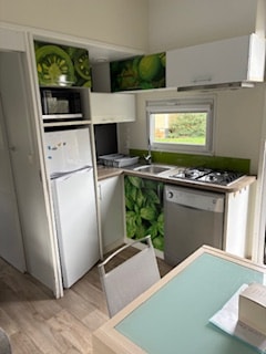 Mobile-home +++2 bedrooms + corner sofa + 2 bathrooms + 2 WC + TV + Dishwasher — 5