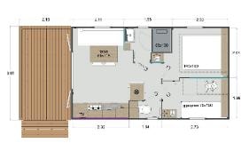 "2-bedroom "Mobil home Confort