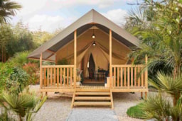 Location - Tente Lodge Premium 2 Chambres - La Vallée des Vignes