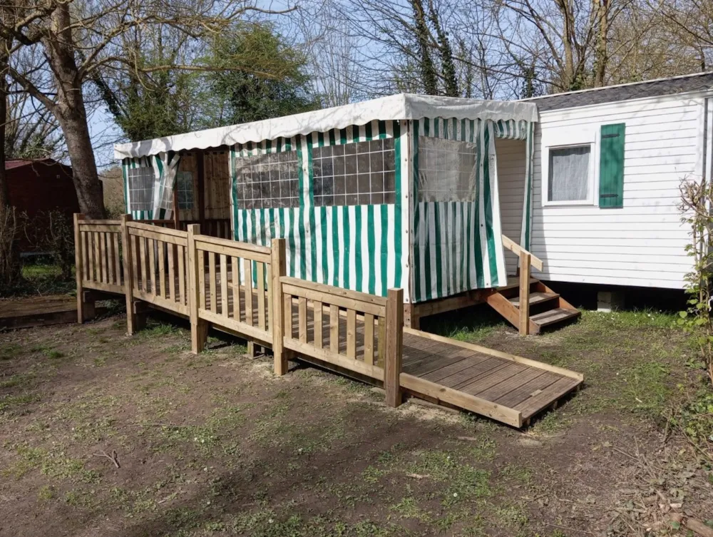 Accommodation - "Mobile Home Comfort Person With Reduced Mobility" 2 Bedrooms - La Vallée des Vignes