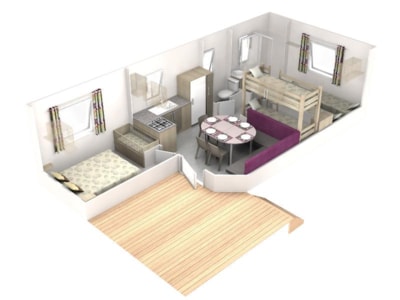 Cottage Comfort Rocamadour Tribu - 3 rooms