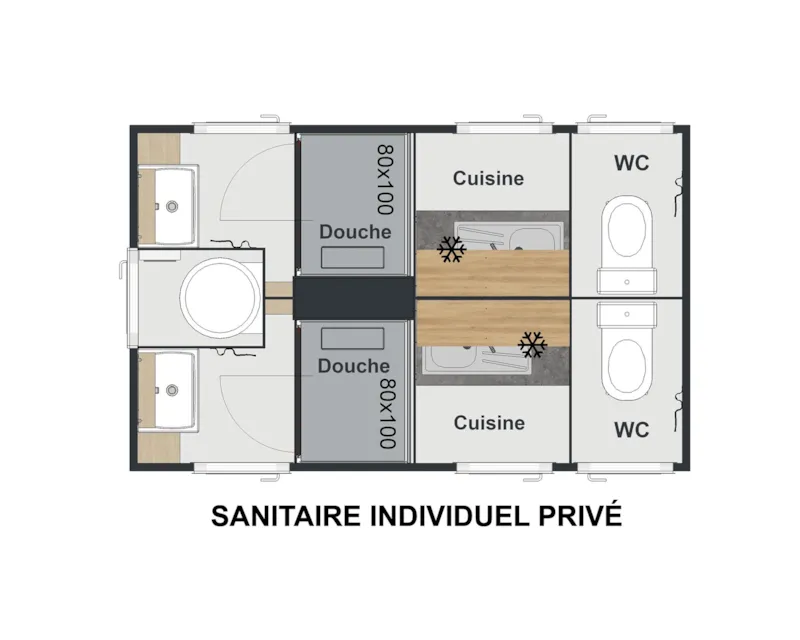 Emplacement Premium Avec Sanitaire Individuel Privé °