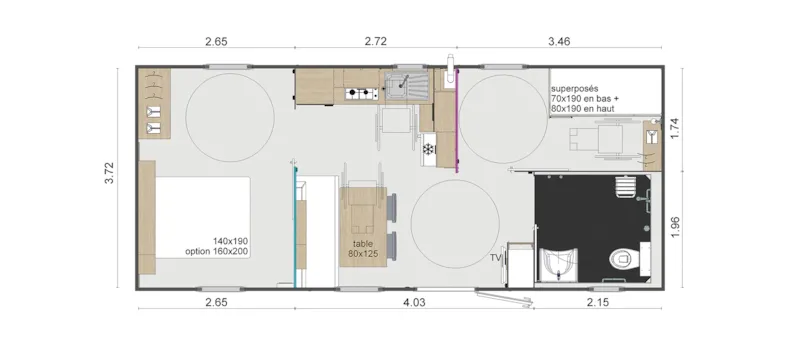 Cottage Premium Les Terrasses Du Causse Pmr 2 Ch. - Tv - Clim - Lv