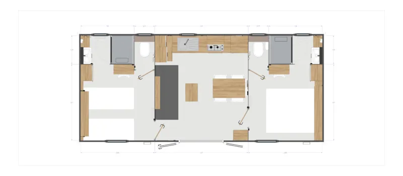Cottage Premium Les Terrasses Du Causse 2 Ch. - Tv - Clim - Lv - 2 Sdb