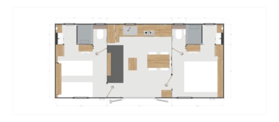 Cottage Premium Les Terrasses du Causse - 2 bedrooms - 2 bathrooms