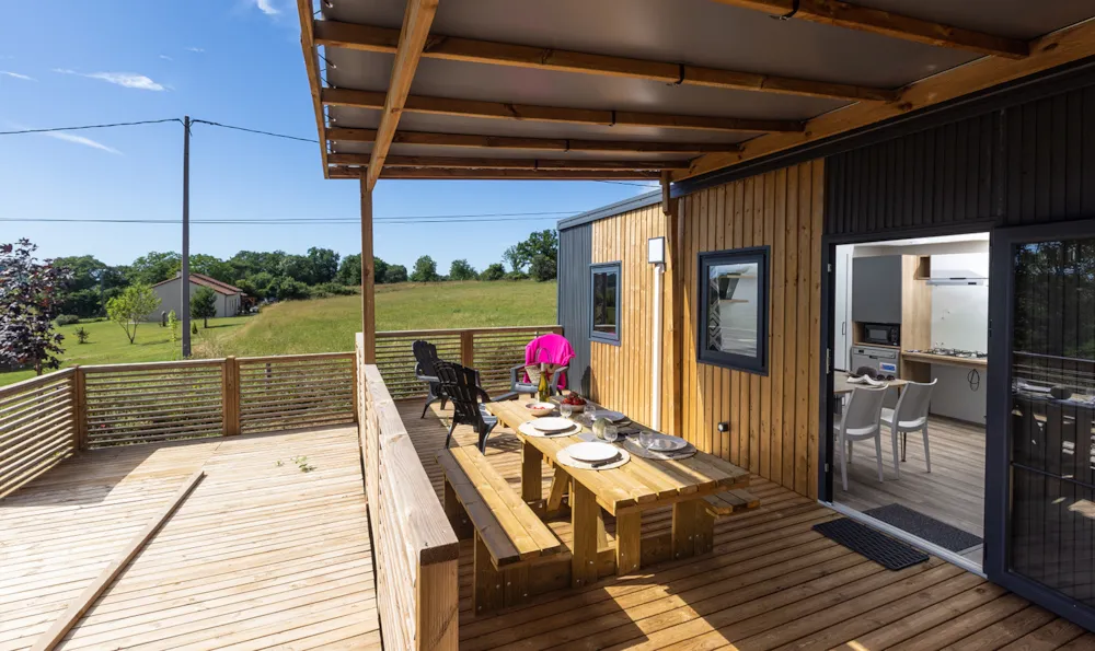 Accommodation - Cottage Premium Les Terrasses Du Causse (Adapted To The People With Reduced Mobility) - 2 Bedrooms - Le Ventoulou Sites et Paysages
