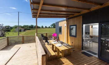 Mietunterkunft - Cottage Premium Les Terrasses Du Causse (Behindertengerecht) - 2 Zimmer - Le Ventoulou Sites et Paysages