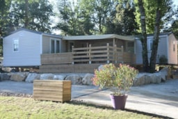 Location - Cottage Le Twin Prestige - Climatisé / Télévision - 4 Chambres - 2 Sdb - D - Camping LA CHENERAIE