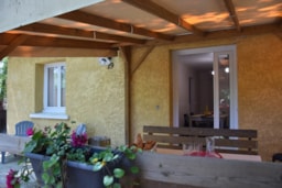 Huuraccommodatie(s) - Huis Comfort L'orchidee - 2 Slaapkamers - Met Airconditioning + Tv + Vaatwasmachine - Camping LA CHENERAIE