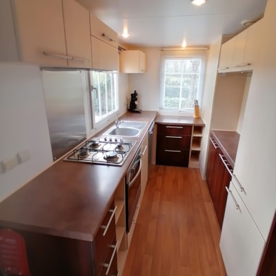Spacious luxury mobile home with air conditioning
